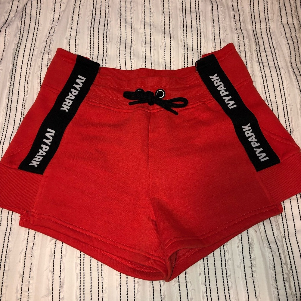 IvyPark Red Shorts Never Worn